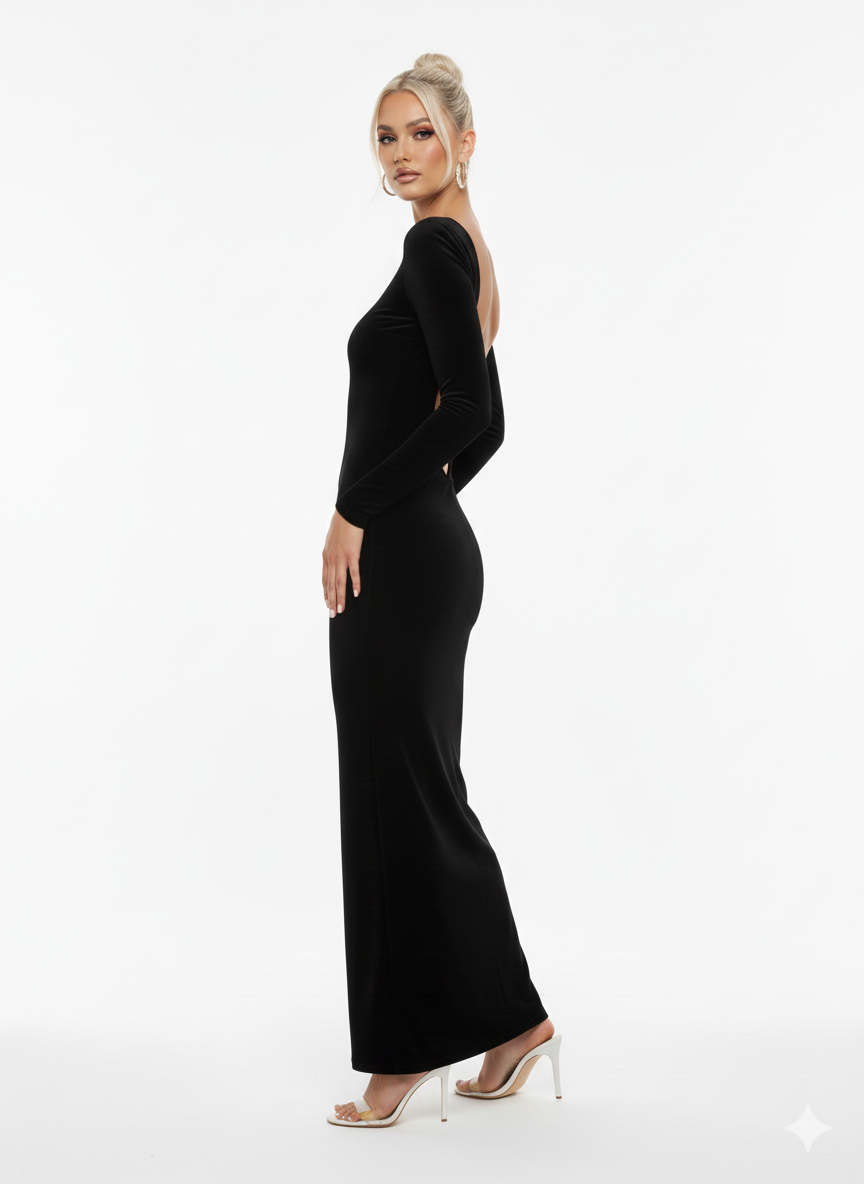 MAXI BACKLESS DRESS