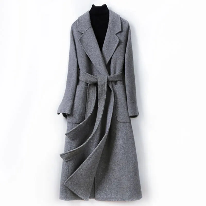 LONGFORD – Long Classic Winter Coat in Cashmere