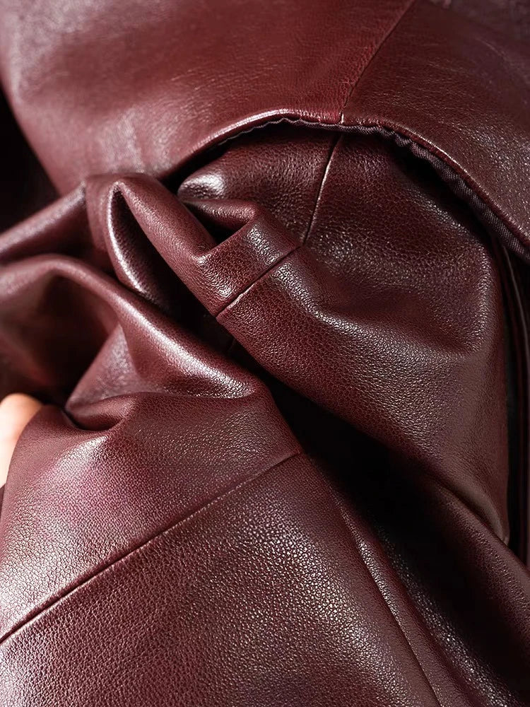 ROQUE – Classic Medium Trench Coat in Sheepskin Leather