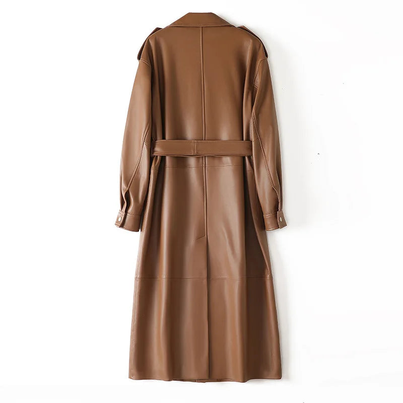 LEGACY – Sheepskin Leather Trench Coat
